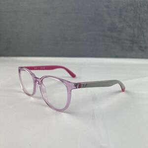 Ray-Ban RB 1631 3976 Kids Eyeglasses 47-16-130 Transparent Pink Frames Only